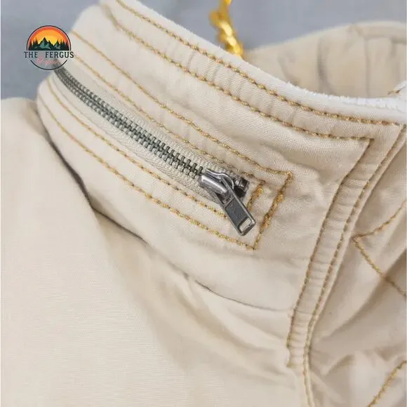 Ralph Lauren Polo White Puffer Vest Quilted Hideaway Hood Size M - Picture 10 of 11